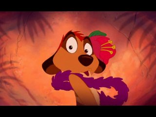 timon and pumbaa - hula dance (episode from movie the lion king)